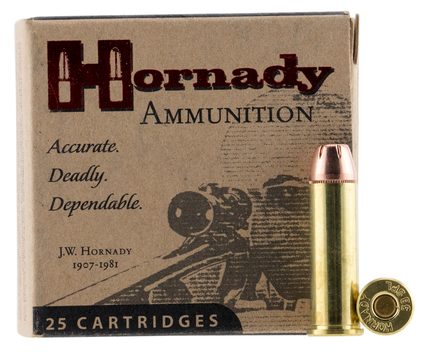 Hornady Custom, Horn 90362  38sp    158 Jhp Xtp              25/10