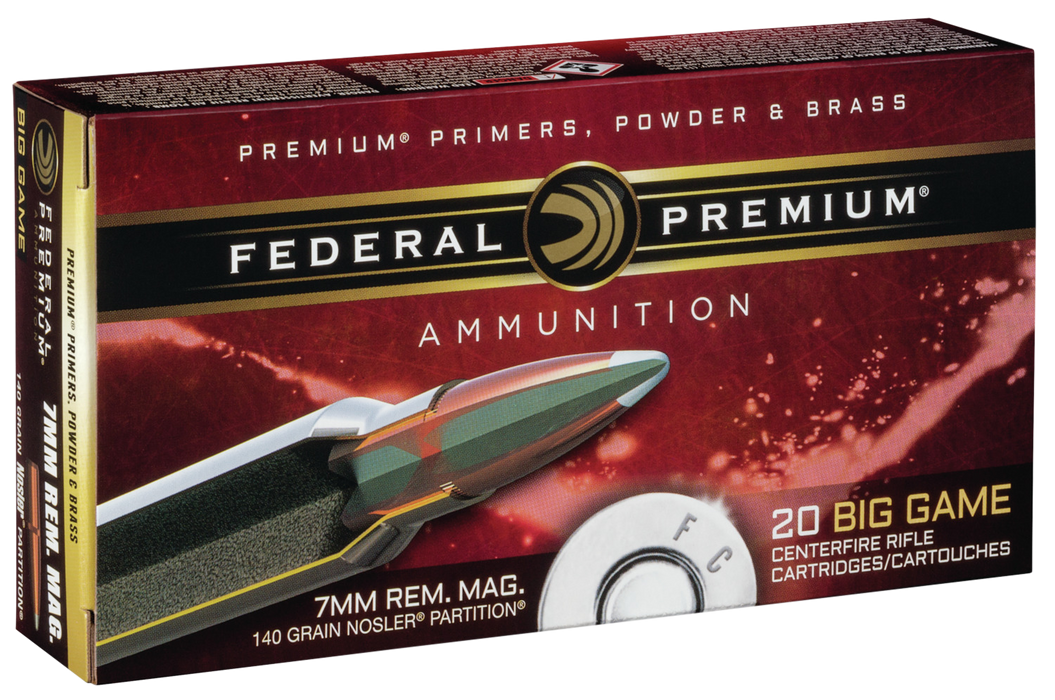 Federal Premium, Fed P7rg           7mm Mg  140 Np           20/10