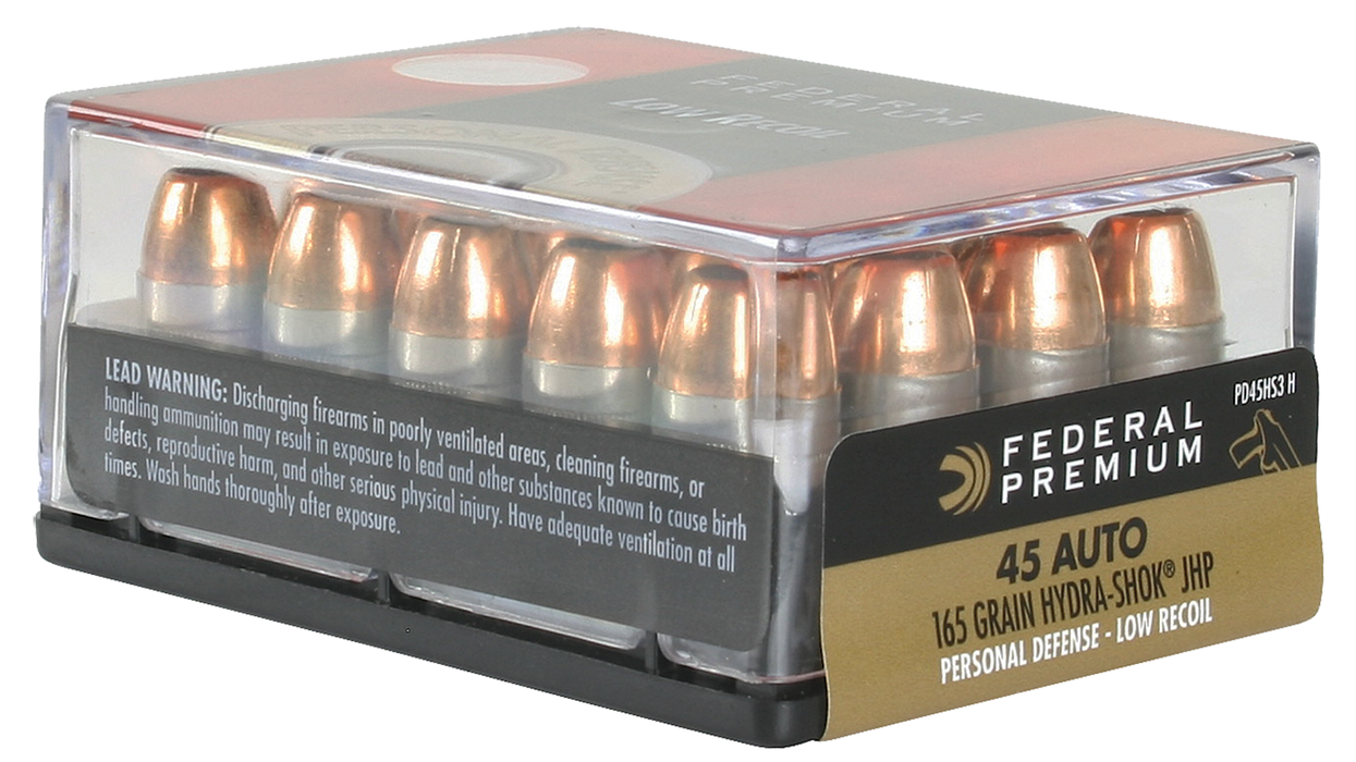 Federal Premium, Fed Pd45hs3h     45        165 Hshk         20/10