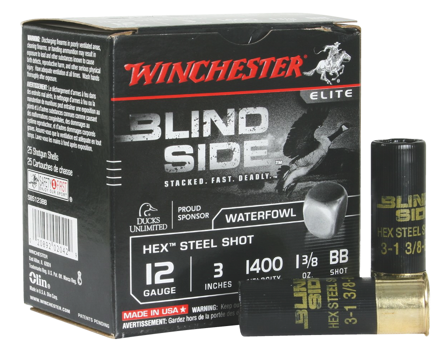 Winchester Ammo Blindside, Win Sbs123bb   Blindside 3in Stl 1 3/8   25/10