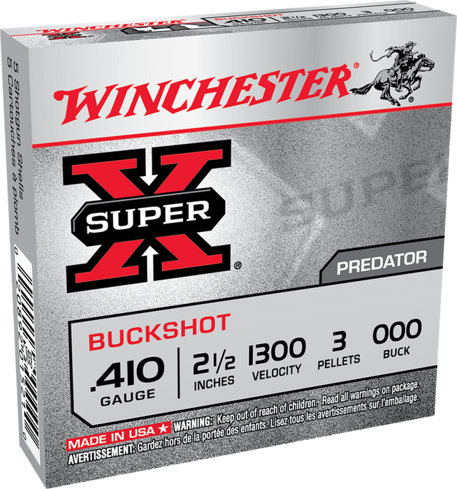 Winchester Ammo Super X, Win Xb41000   000bk 3 Pel      Buck   5/50