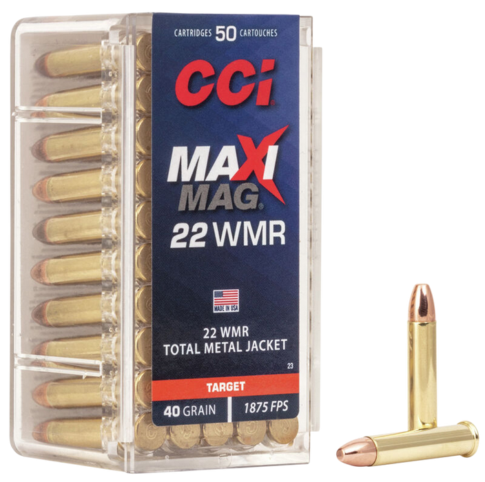 Cci Target & Plinking, Cci 0023  22 Wmr Hs Maxi-mag                50/40