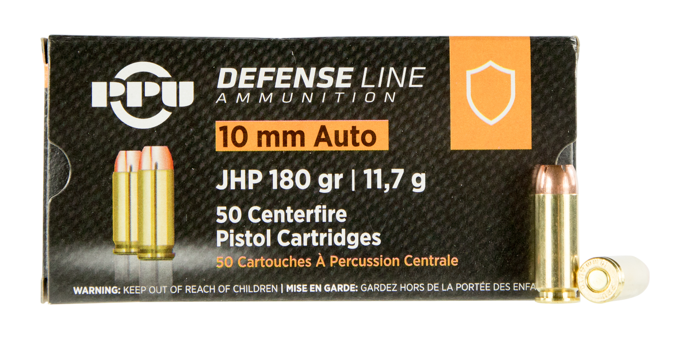 Ppu Defense, Ppu Ppd10       10mm        180 Jhp          50/10