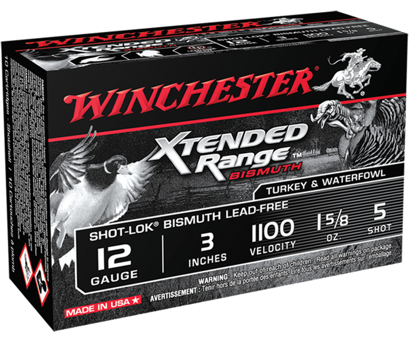 Winchester Ammo Xtended Range Bismuth, Win Xrb1235   Xrbi  12 3in 5        10/10