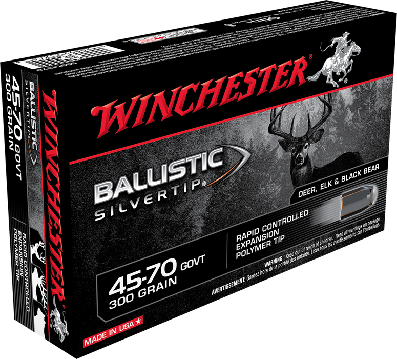 Winchester Ammo Ballistic Silvertip, Win Sbst4570      4570   300 Blst    20/10