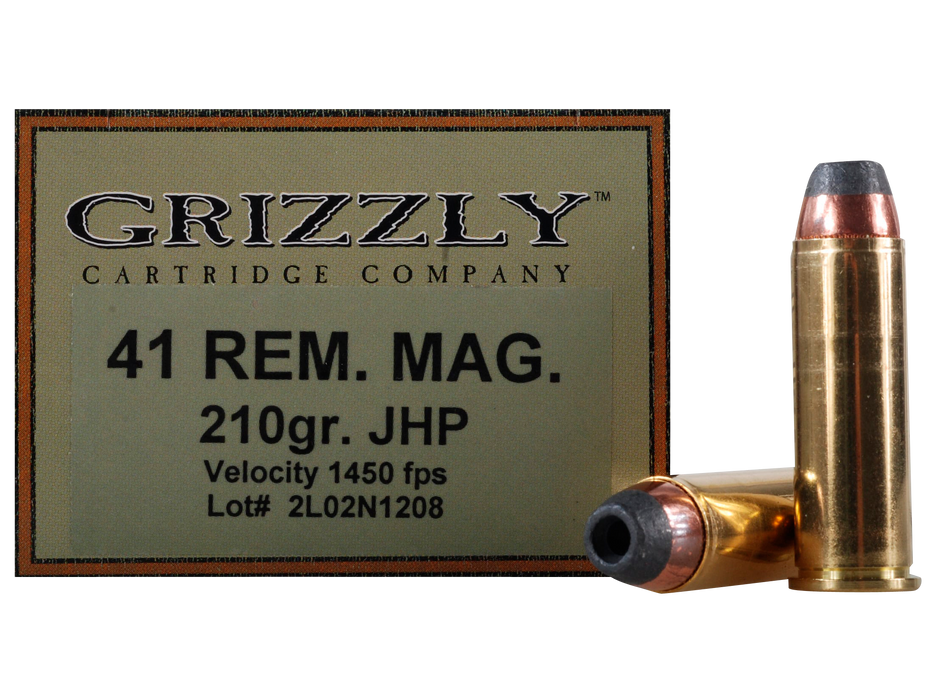 Grizzly Ammo (rintoul) Handgun, Grizzly Gc41m2    41 Magnum    210   Jhp     20/10