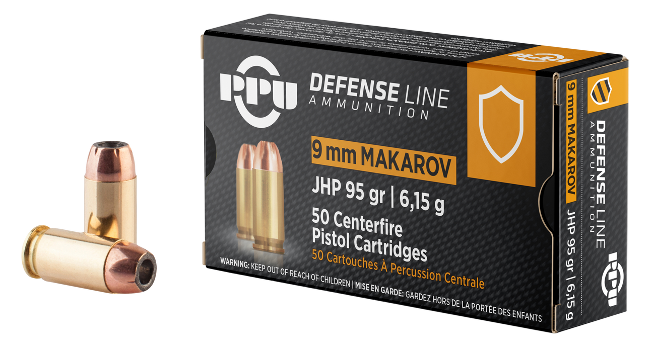 Ppu Defense, Ppu Ppd9m       9x18mak      95 Jhp          50/20