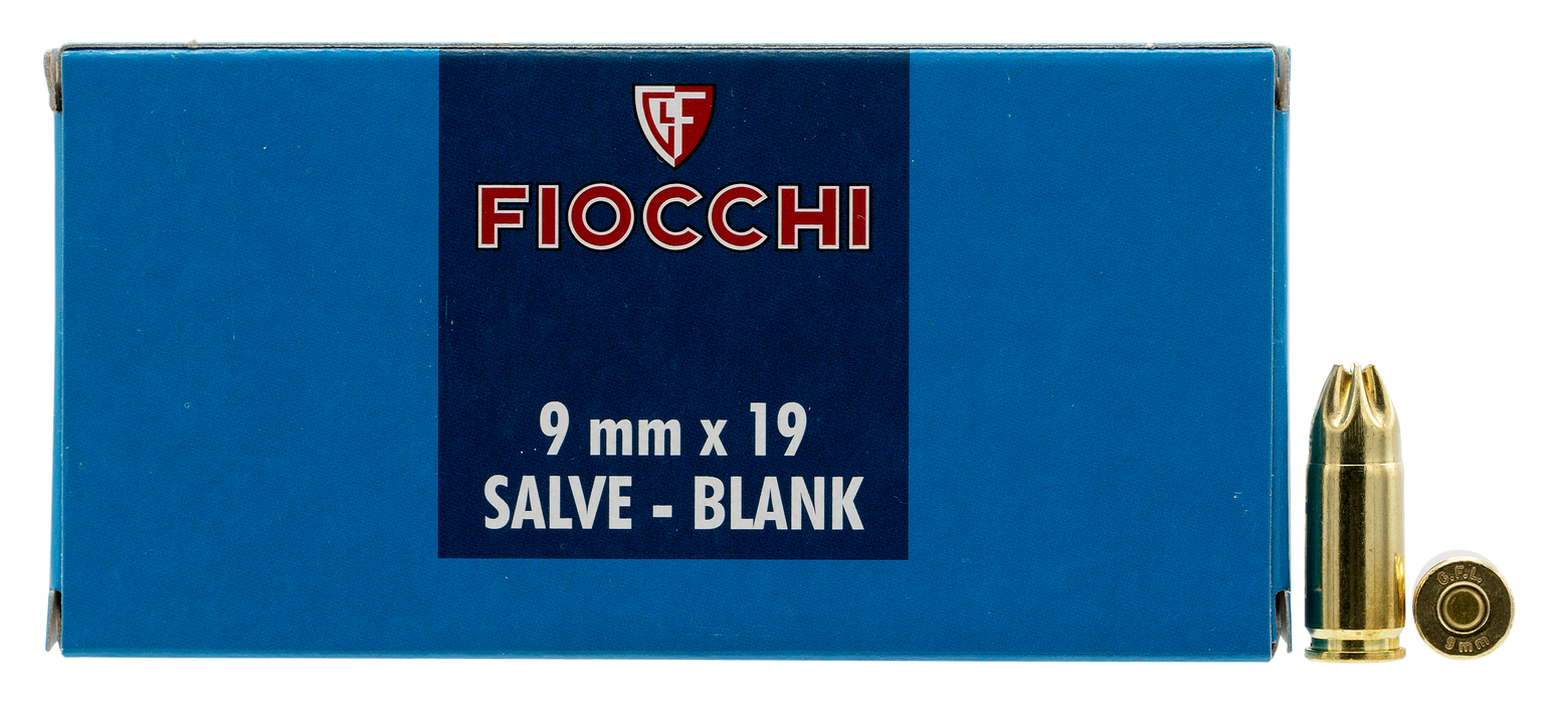 Fiocchi Pistol Blank, Fio 9mmblank  9mm Blank              50/20