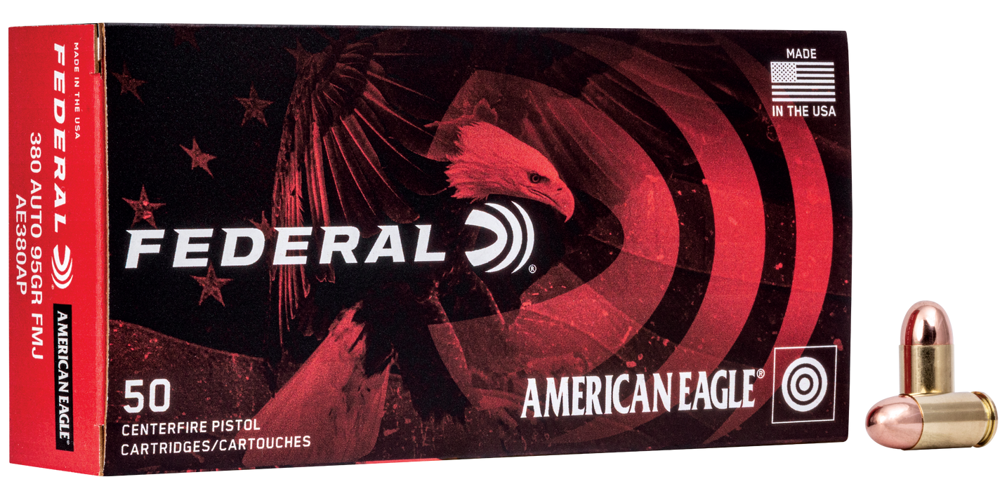 Federal American Eagle, Fed Ae380ap      380        95 Mc          50/20