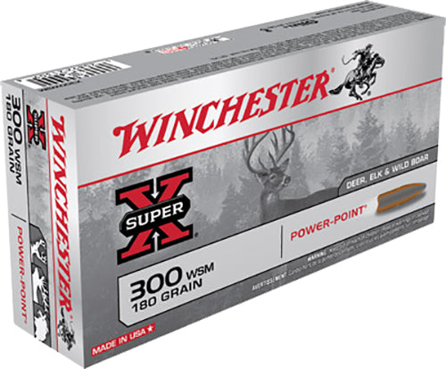 Winchester Ammo Super X, Win X300wsm       300wsm 180pp       20/10