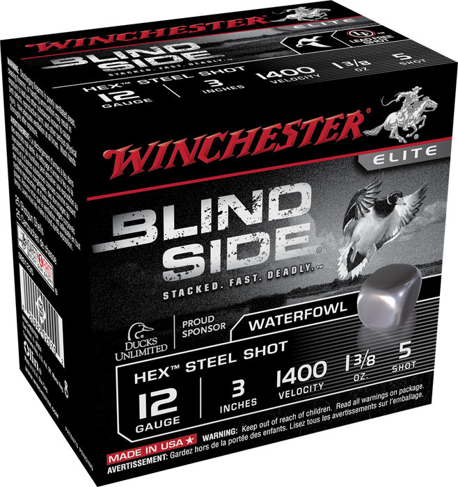 Winchester Ammo Blindside, Win Sbs1235    Blindside 3in Stl 1 3/8 Oz  25/10