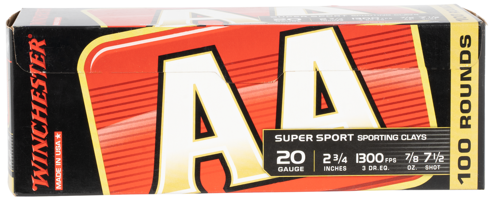 Winchester Ammo Aa, Win Aasc207vp  Aa Spt Cly  11/8     100/2