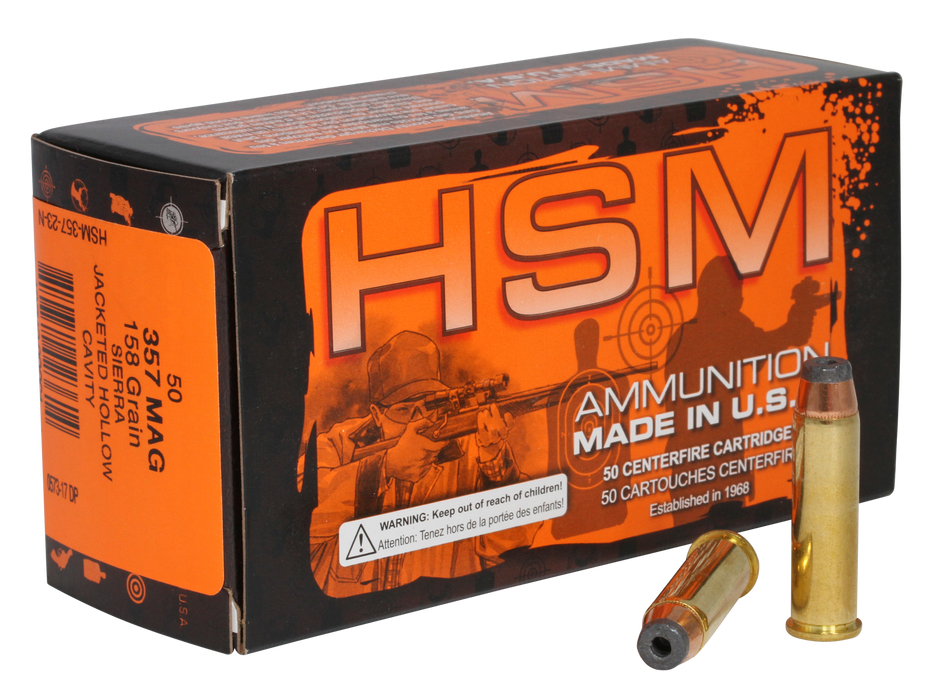 Hsm Pro Pistol, Hsm 35723n       357mag  158 Jhc             50/10