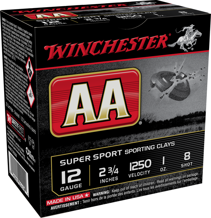 Winchester Ammo Aa, Win Aasc12508  Aa Spt Cly   1oz      25/10