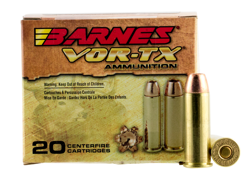 Barnes Bullets Vor-tx Handgun, Brns 21545 Bb44mag4    44mag     225 Xpb     20/10