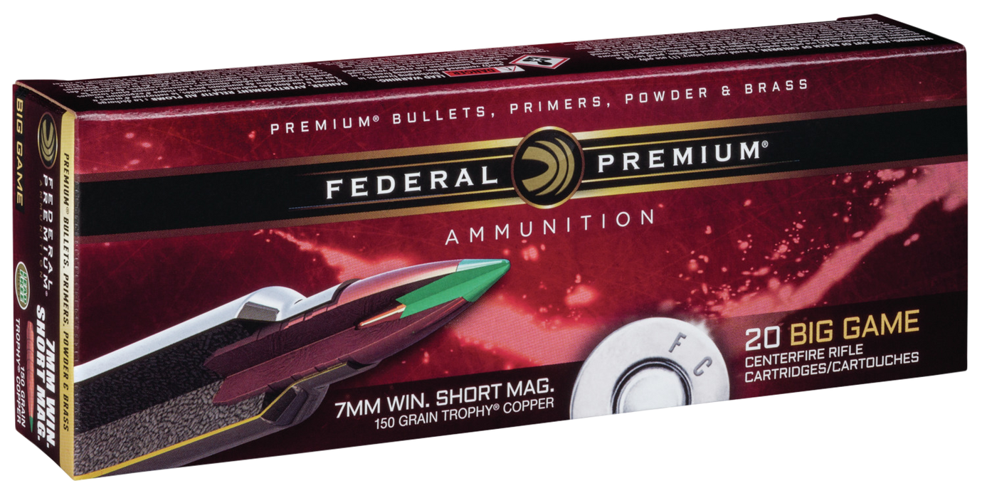 Federal Premium, Fed P7wsmtc3       7mmwsm  150 Tct          20/10