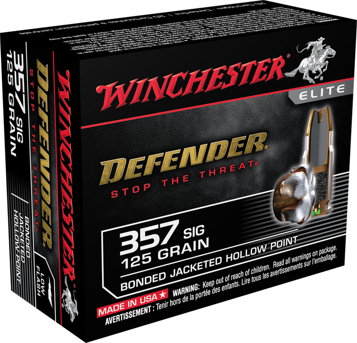 Winchester Ammo Pdx1 Defender, Win S357spdb  357sg   125 Pdx1       20/10