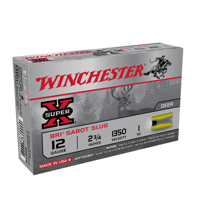 Winchester Ammo Super X, Win Xrs12     Supx   Bri Sabot Slug   5/50