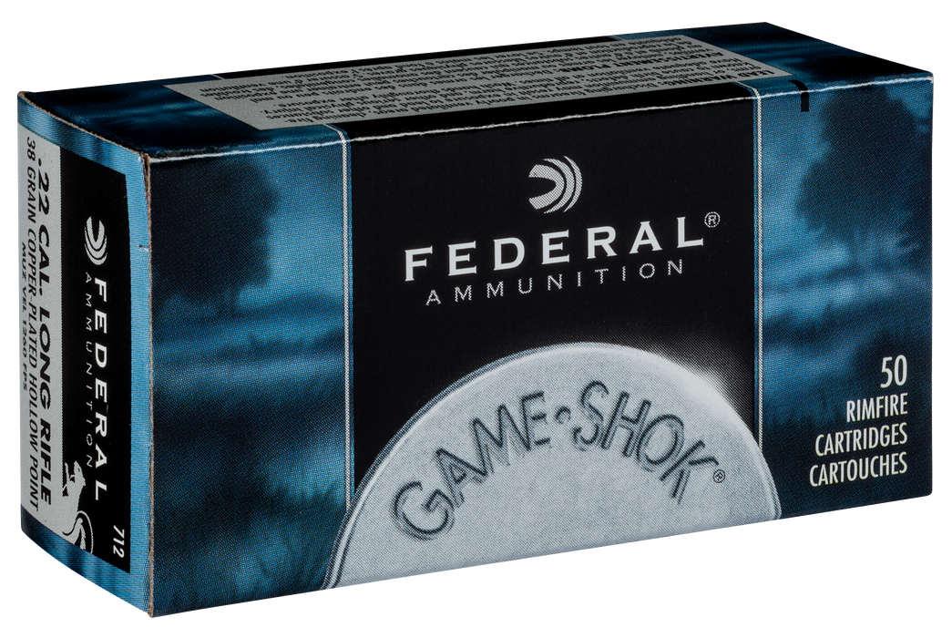 Federal Game-shok, Fed 712        22lr 38 Hvhp               50/100