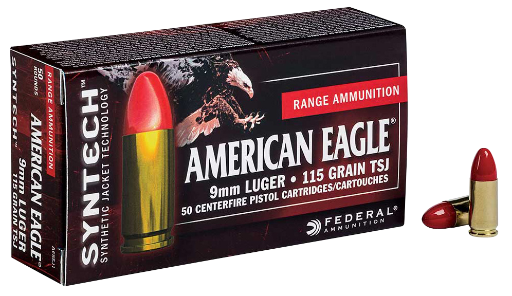 Federal American Eagle, Fed Ae9sj1       9mm Lug   115 Tsj         50/10