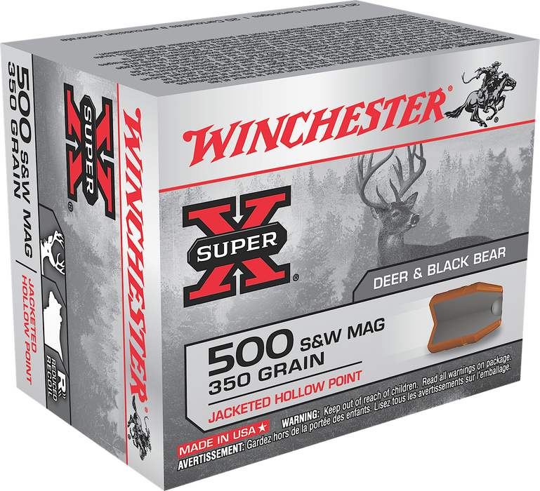 Winchester Ammo Super X, Win X500sw    500sw    350 Jhp       20/10