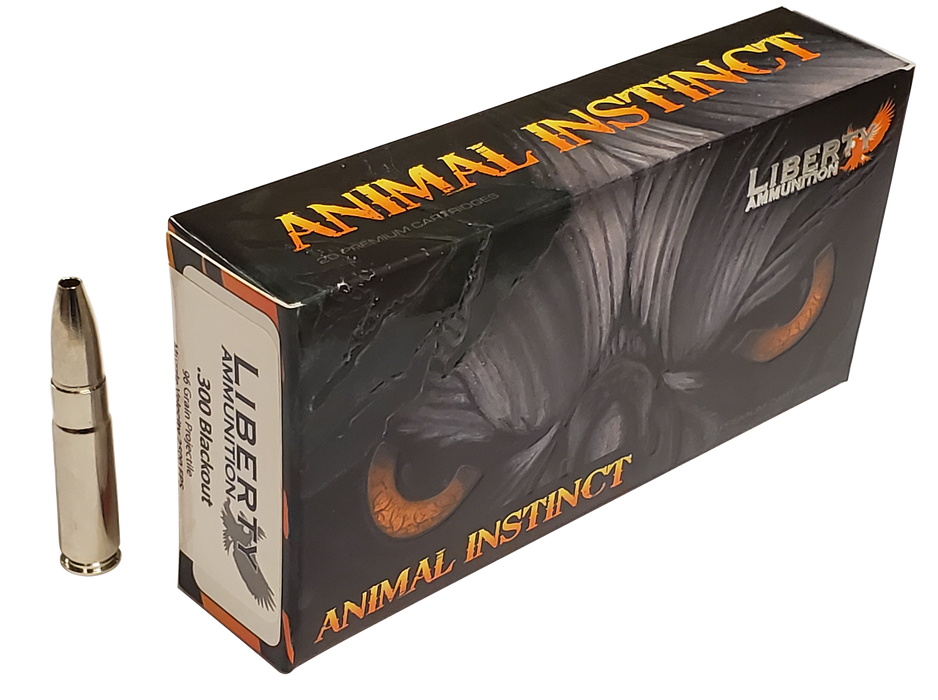 Liberty Ammunition Animal Instinct, Liberty La-ha-c-300-044    300bo  96g 20/10