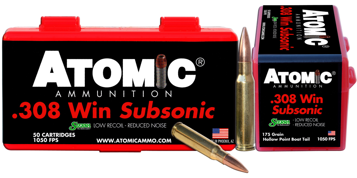 Atomic Rifle, Atomic 00430 308         175 Subsonic        50/10