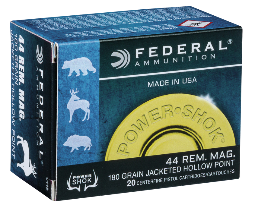 Federal Power-shok, Fed C44b         44mg      180 Jhp          20/25