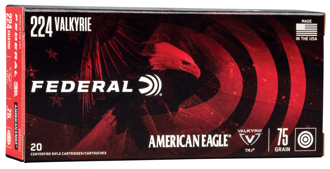 Federal American Eagle, Fed Ae224vlk1      224val   75 Tmj         20/10