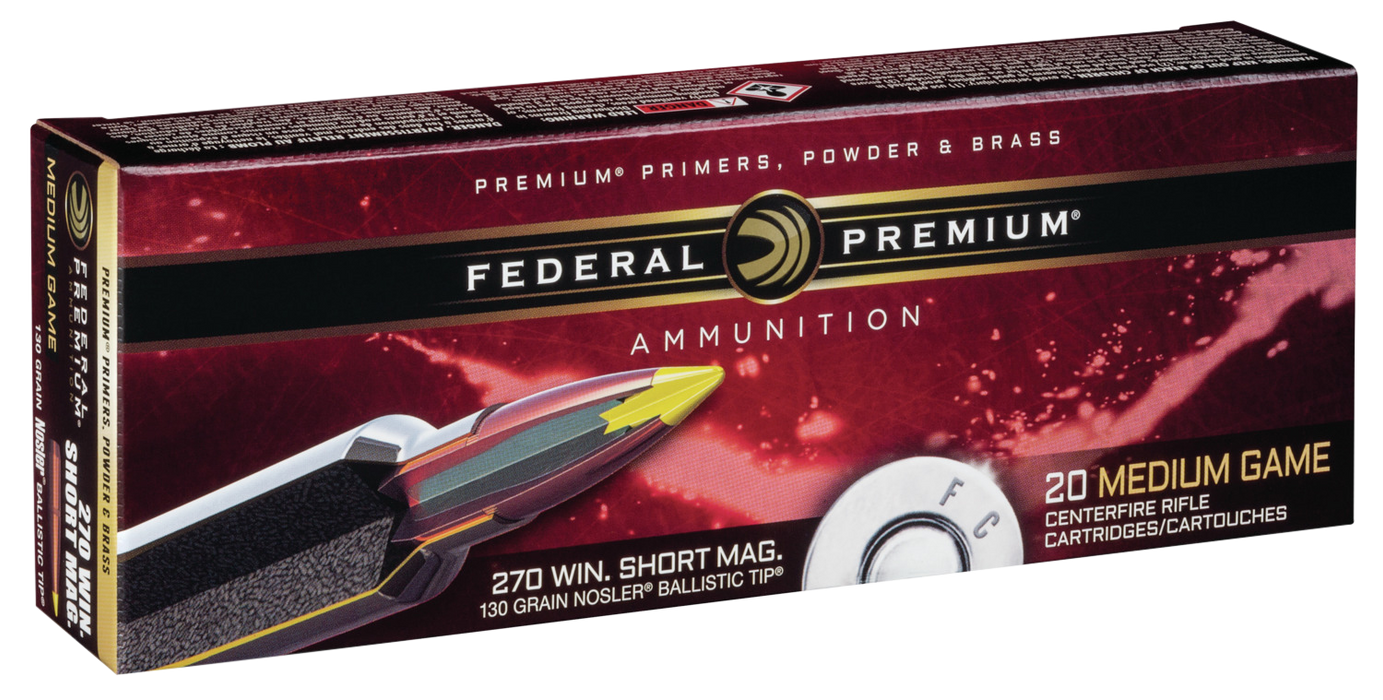 Federal Premium, Fed P270wsmb       270wsm  130 Nbt          20/10