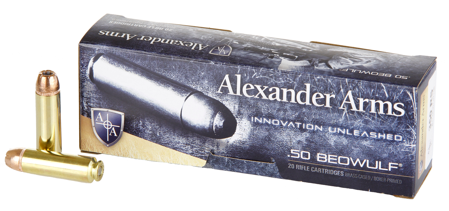 Alexander Arms Rifle Ammo, Alex Ab350xtpbox 50 Beowulf 350 Xtp          20/10