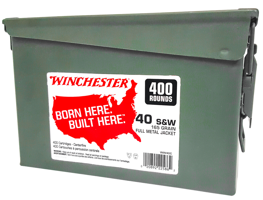 Winchester Ammo Usa, Win Ww40c     40         165 Fmjtc Can 400/2