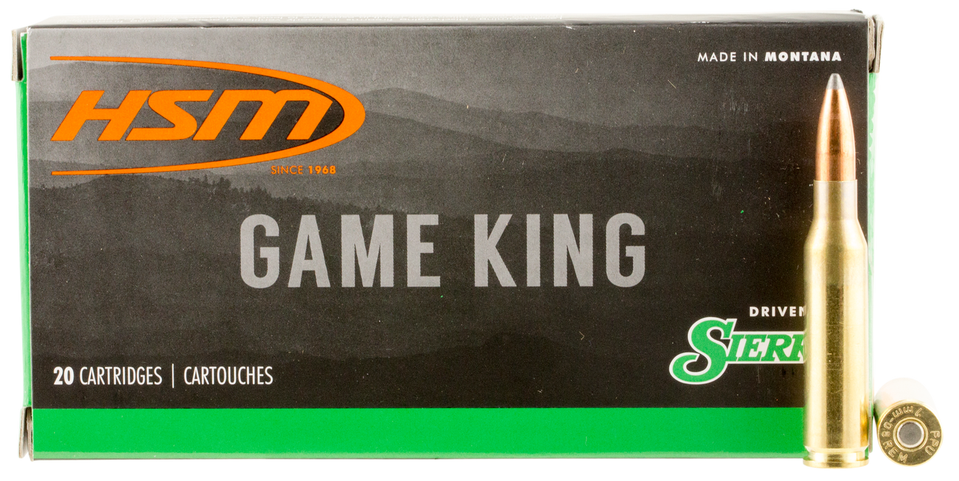 Hsm Game King, Hsm 7mm089n      7mm08   160 Sbt  Gk         20/25