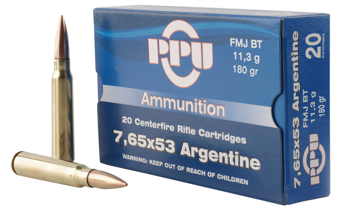 Ppu Metric Rifle, Ppu Pp7as       7.65x53arg  180 Sp           20/10