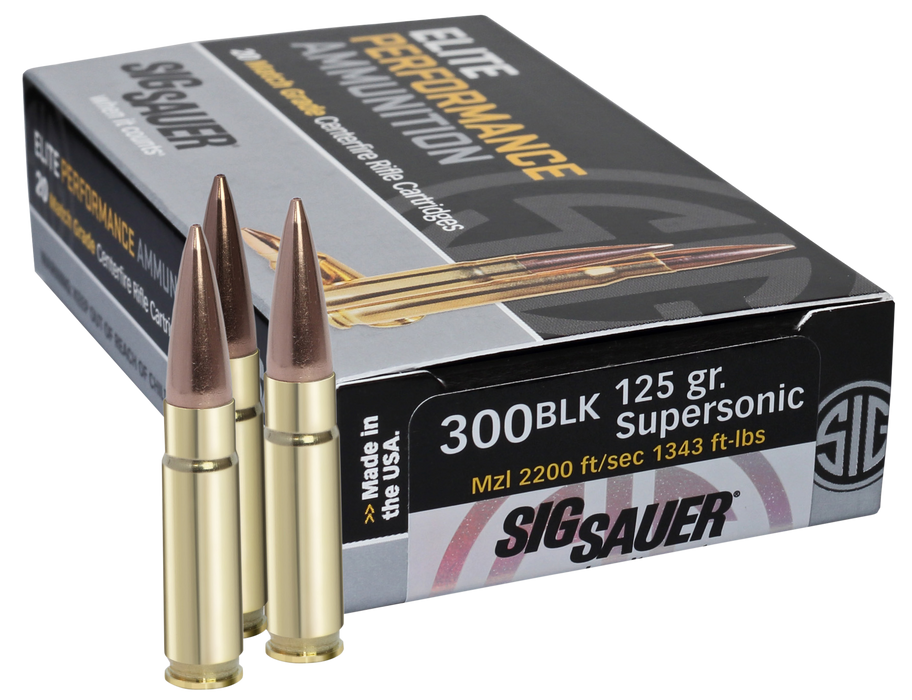 Sig Sauer Elite Match Grade, Sig E300a1-20    300bo    125 Otm Mtch  20/25