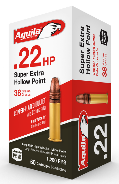 Aguila Super Extra, Aguila 1b220335 22 Lr Hv     38 Hp          50/40