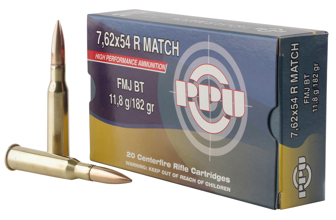 Ppu Match, Ppu Ppm7        7.62x54r    182 Fmj Match    20/10