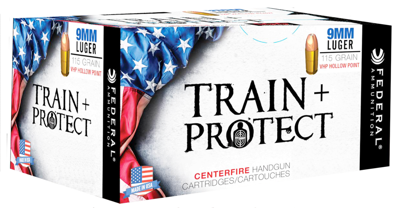 Federal Train + Protect, Fed Tp9vhp1      9mm       115 Trn/pro     50/10