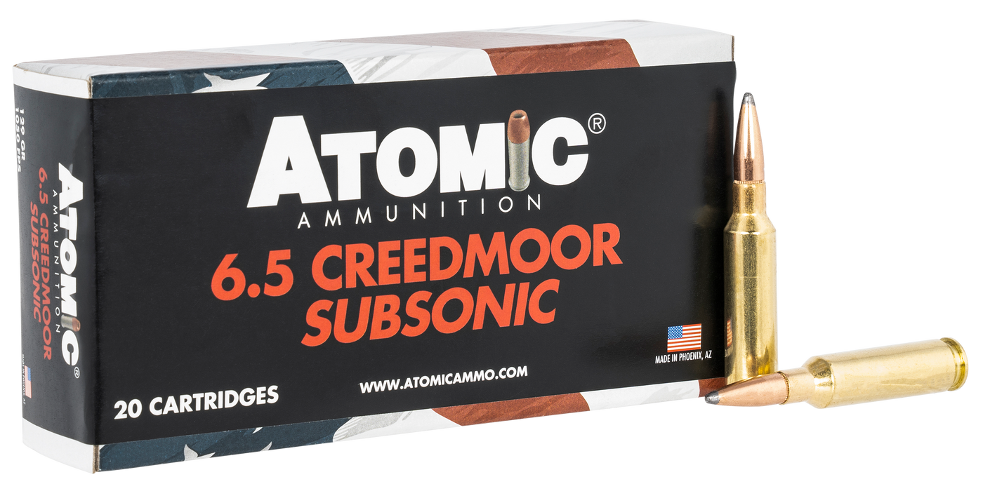 Atomic Rifle, Atomic 00482 6.5crd      129 Jhp  Subsonic   20/10