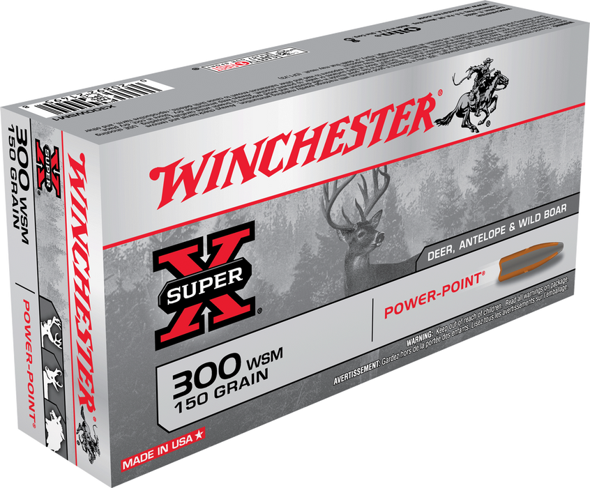 Winchester Ammo Super X, Win X300wsm1      300wsm 150pp       20/10