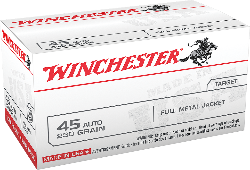 Winchester Ammo Usa, Win Usa45avp  45         230 Fmj    100/05