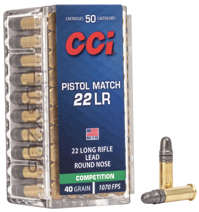 Cci Competition, Cci 0051  22 Lr Pistol Match               50/100