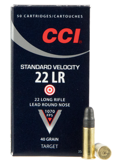 Cci Standard Velocity, Cci 0035  22 Lr Std 40 Lrn                 50/100