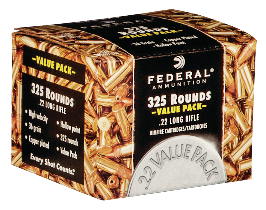 Federal Value Pack, Fed 725        22lr 36 Cphp              325/10