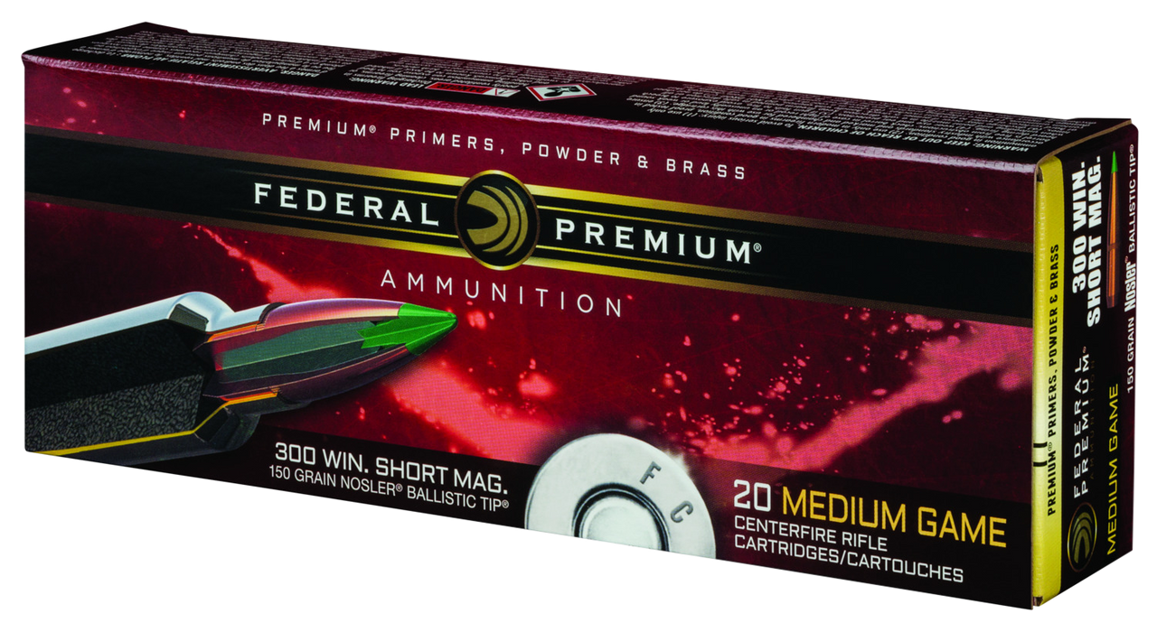 Federal Premium, Fed P300wsmd       300wsm  150 Nbt          20/10