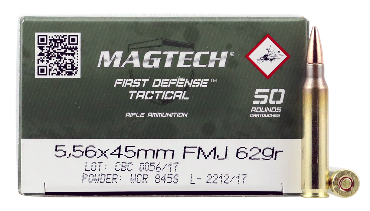 Magtech Tactical/training, Magtech 556b       5.56    62 Fmj           50/20