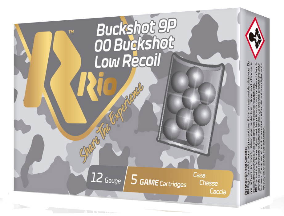 Rio Ammunition Royal Buck, Rio Rblr129    12 2.75     00bk   9pel Lowrec 5/50