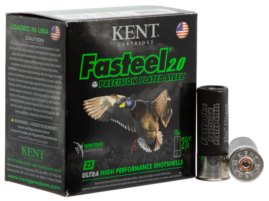 Kent Cartridge Fasteel 2.0, Kent K122fs302    2.75 11/16 Faststl 2.0     25/10