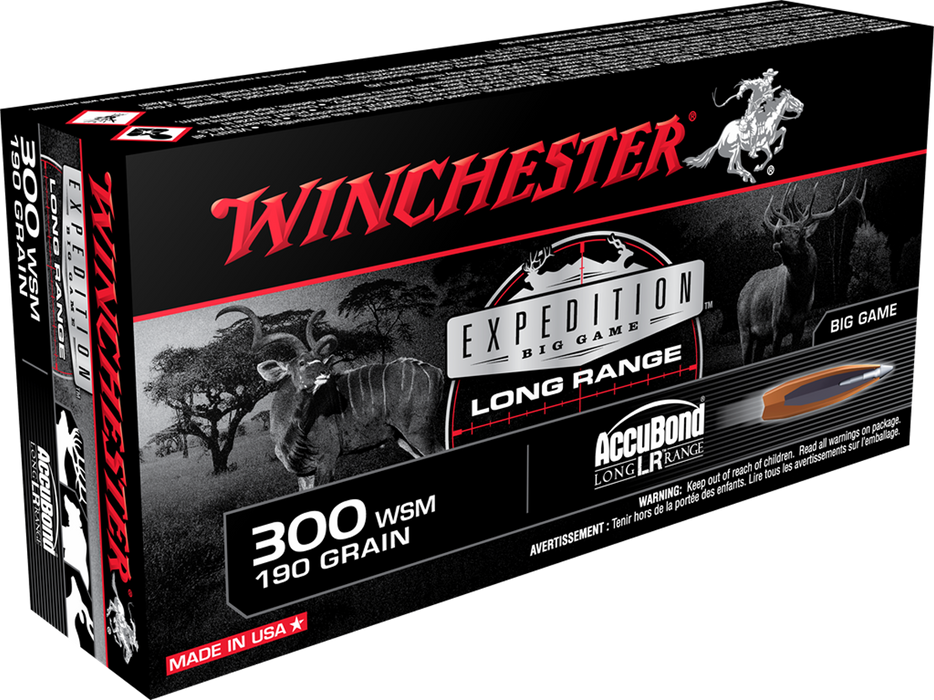 Winchester Ammo Expedition Big Game, Win S300slr       300wsm 190ab       20/10  Expbg