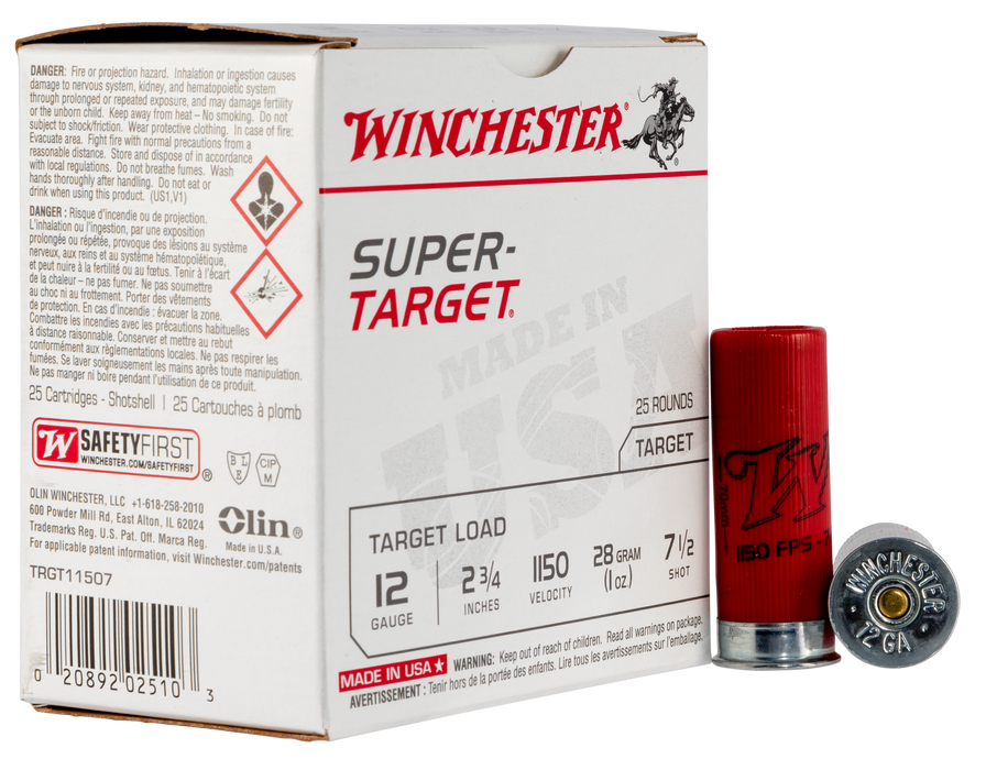 Winchester Ammo Super Target, Win Trgt11507  Sup Tgt 7.5  1oz      25/10